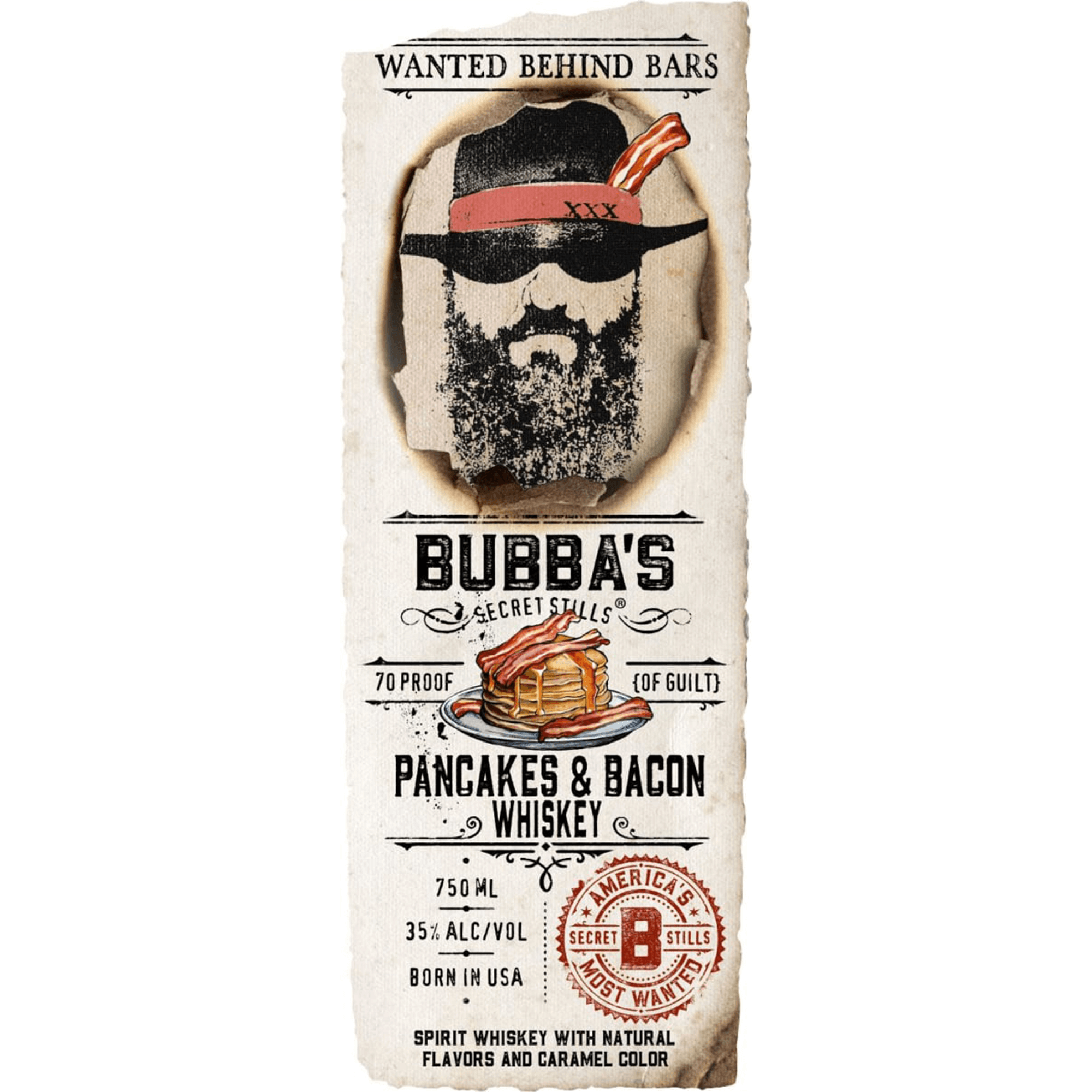 BUBBA'S PANCAKES & BACON WHISKEY 750ML