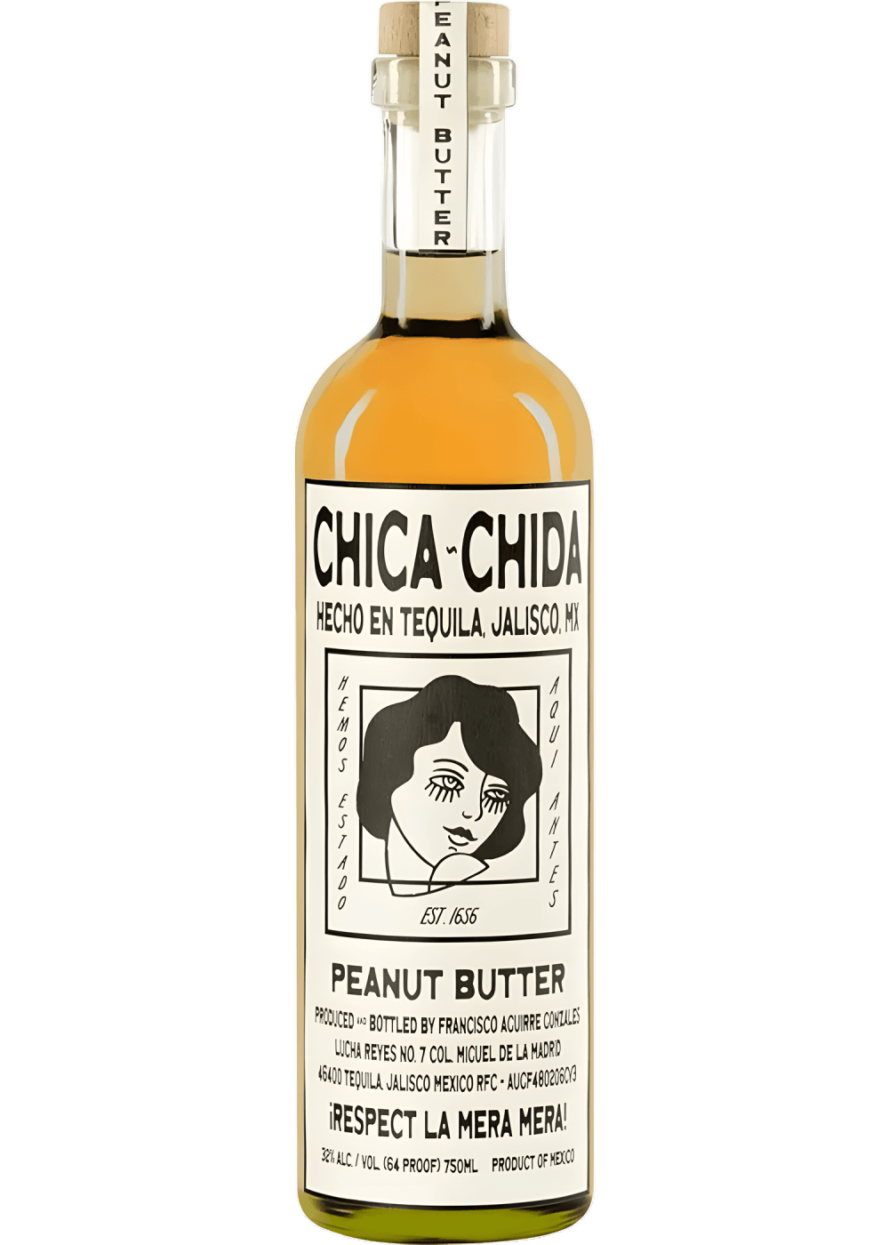 CHICA-CHIDA  PEANUT BUTTER TEQUILA 750ML
