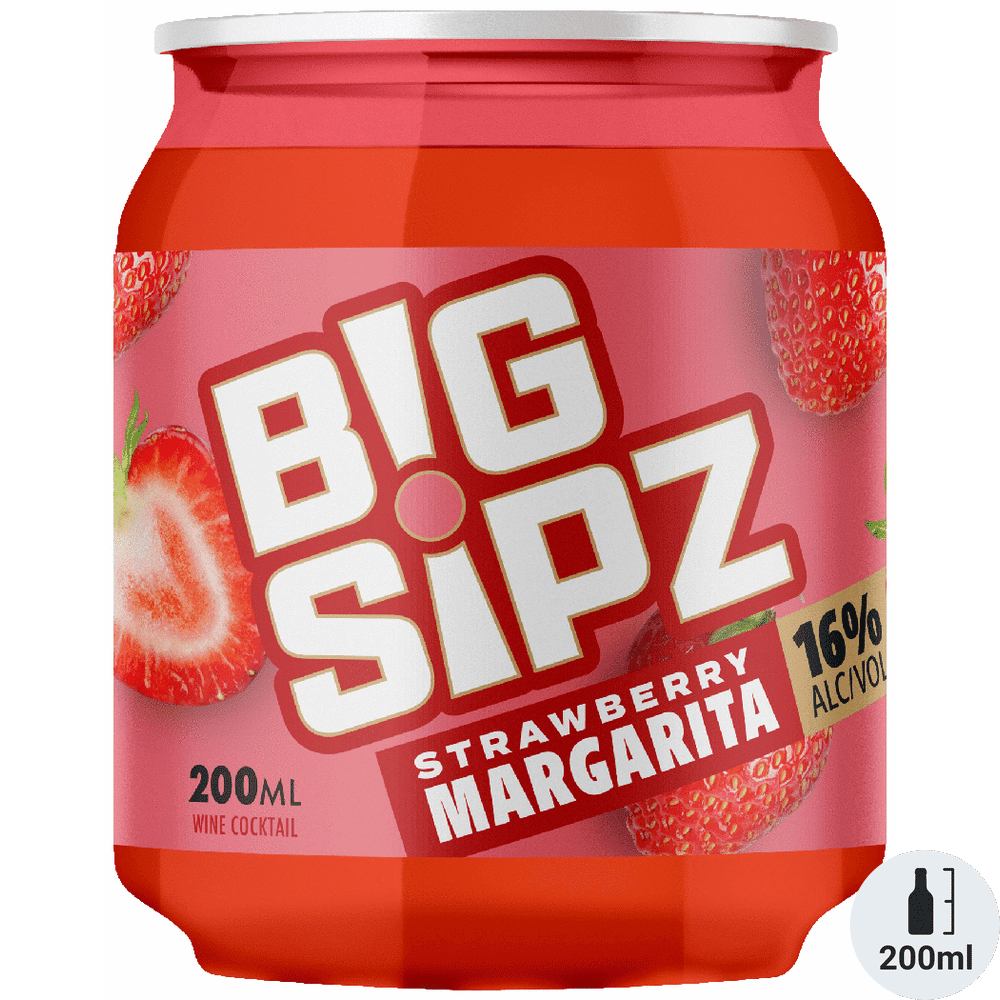 BIG SIPZ STRAWBERRY  200ML